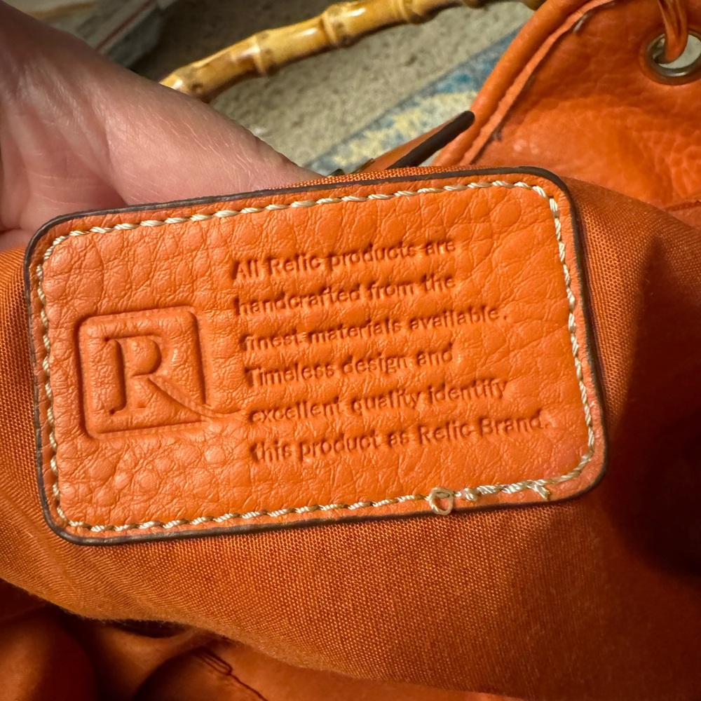 Relie bamboo handles handbag - Picture 6 of 7